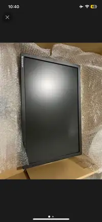 Lenovo HD Monitor with adjustable stand and cables (with box)