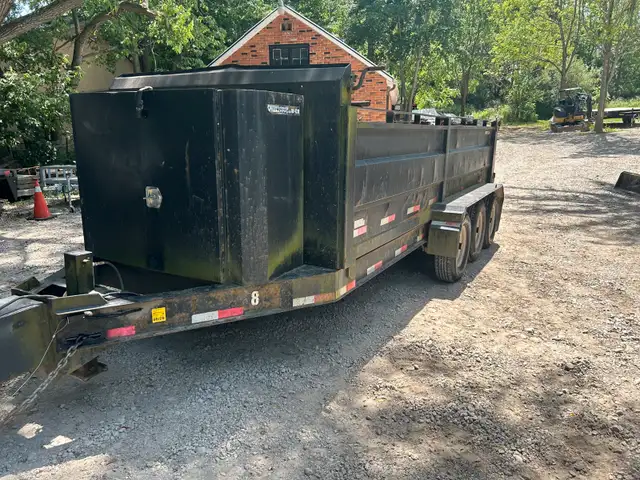 2016 dump trailer 16' x 7' in Cargo & Utility Trailers in Hamilton - Image 10