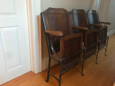 Antique Theatre Seats from Paris, France, View more