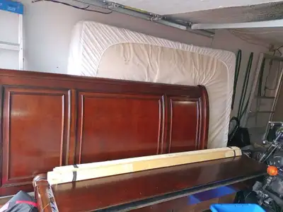 Texas King Bed and Bed Frame, View more