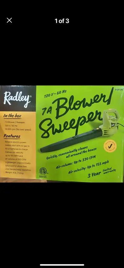 Leave blowers each is $50, View more