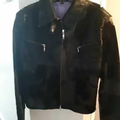 Women's Black Leather Jacket, View more