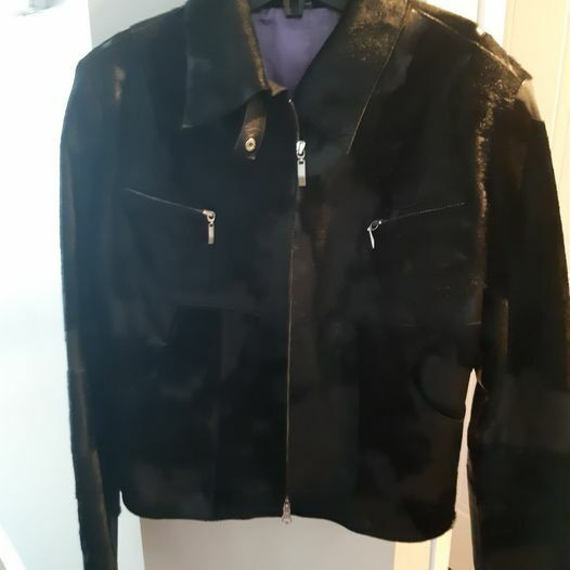 Women's Black Leather Jacket dans Femmes - Hauts et vêtements d'extérieur  à Longueuil/Rive Sud