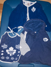 Toronto Maple Leafs 12 months hoodie, jacket and bib