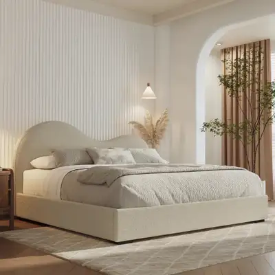 Upgrade your bedroom with this stylish Queen Size Bed with Storage! This bed features a comfortable...