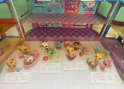 Calling all LPS collectors! We are the original owners of this beautiful 12-pet set bought at Zeller...