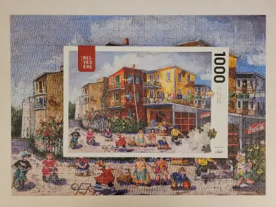 Casse-tête 1000 mcx. Belvédère - P. Paquin - La ruelle, ..., View more