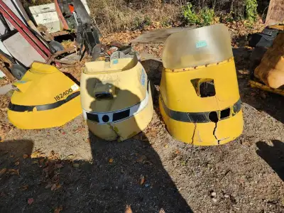 Vintage Ski-doo hoods 1968 1969 1970 Olympic models. Rough for parts. $10 each.