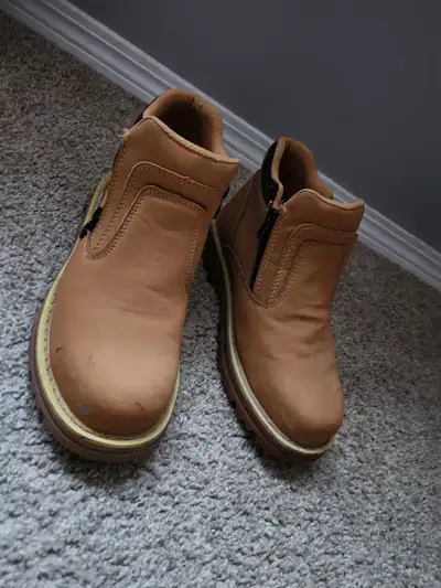 Fashion light brown Suede Steel-Toe safety Boots size 38.5, View more