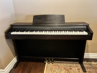 Casio Celviano AP-200 digital piano with weighted keys and bench