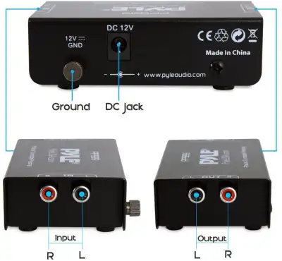 Pre-ampli phono Pyle, View more