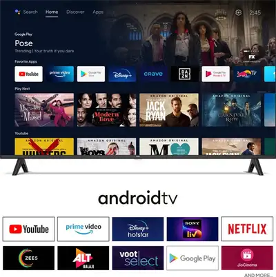 TCL 32” LED Smart Android TV, View more