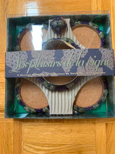 SOMMELIER GRAPE EXPECTATIONS COASTERS, View more