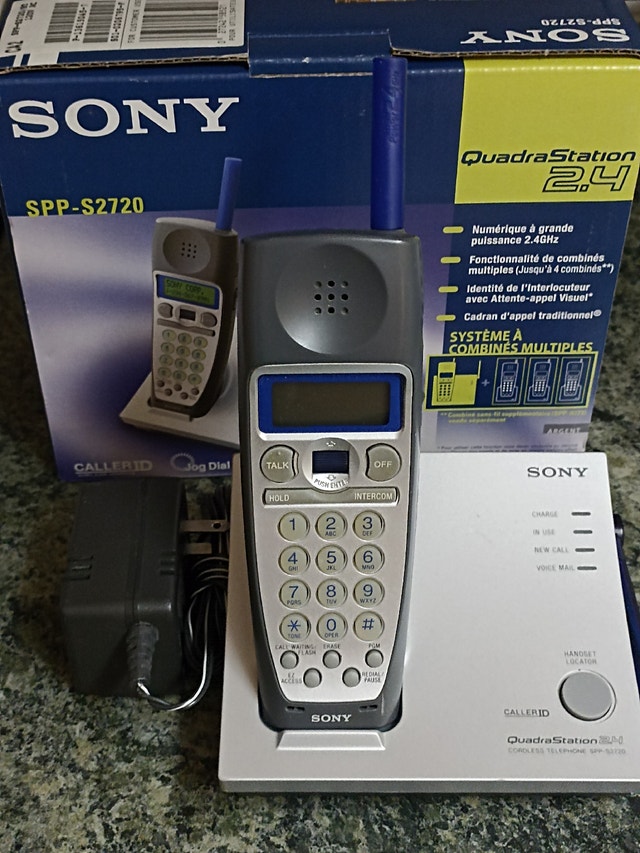 Sony QuadraStation 2.4 SPPS2720 wireless phone Home Phones
