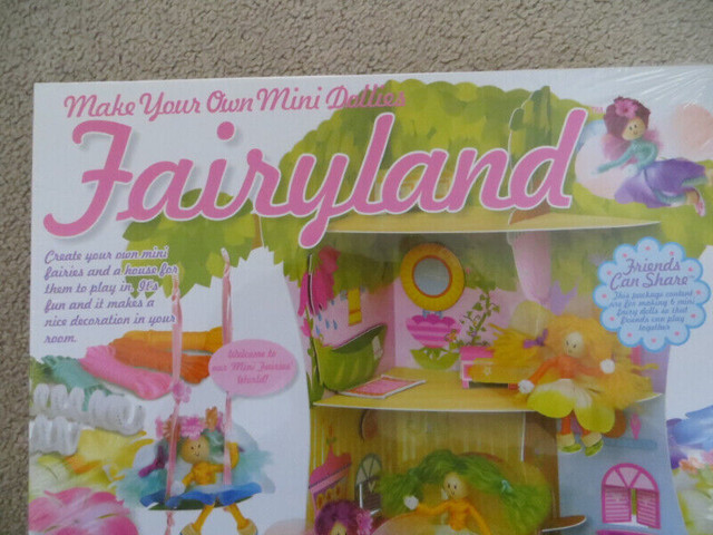 4M Make Your Own Mini Dollies Fairyland (New) in Toys & Games in Markham / York Region - Image 3