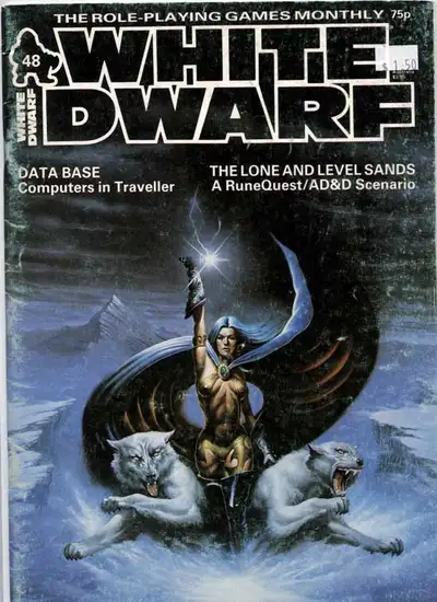 White Dwarf Magazine #48 AD&D Scenario RuneQuest Traveller, View more