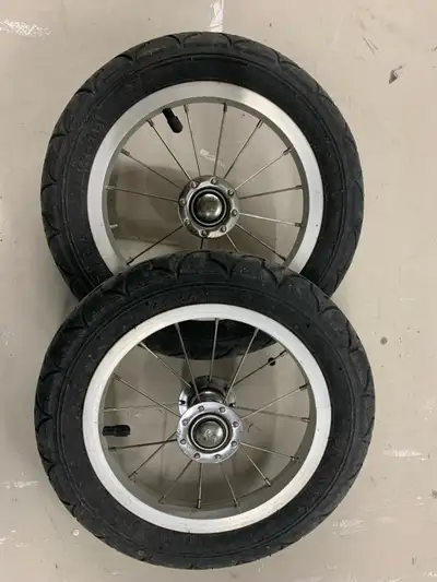 To inflatable wheels for older generation speed cart