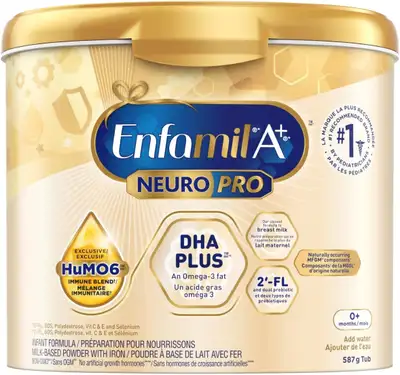 Enfamil A+ NeuroPro Baby Formula, Powder Tub x 5, View more