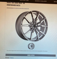 20 inch STATUS Wheels for sale (BP: 5X120)