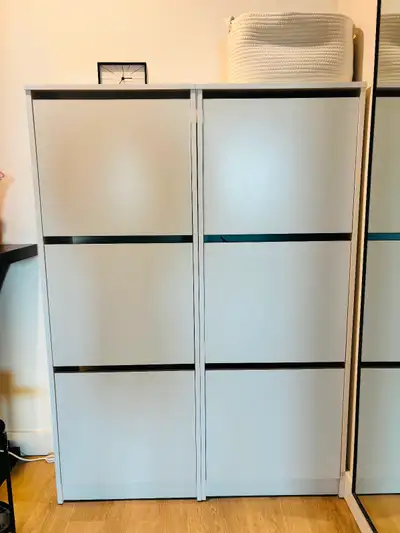 IKEA BISSA White Shoe Cabinets, View more