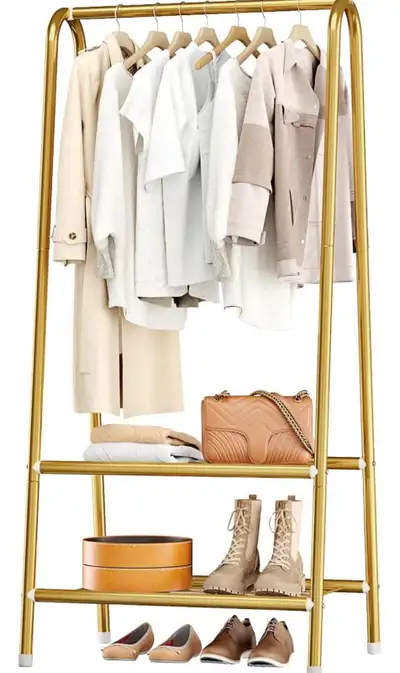 Portable Metal Garment Rack, Sturdy Heavy Duty Garment Clothes R, View more