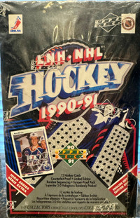 Upper Deck 1990-91 NHL Hockey cards set high series sealed box