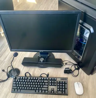 Computer Bundle with PC, Monitor, Accessories, & Chair, View more