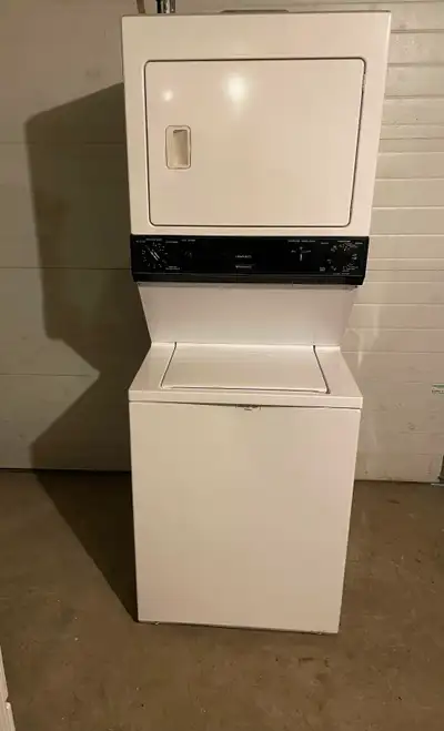 FRIGIDAIRE STACKED WASHER AND DRYER $650. FREE DELIVERY, View more