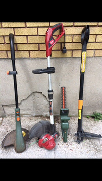 Grass trimmer’s &NEW hedge trimmers Blower /vacuum 