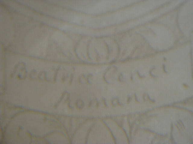 Beatrice Cenci Romana. Antiquité pour collectionneur. dans Art et objets de collection  à Trois-Rivières - Image 2