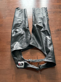 Men’ s Leather Motorcycle Chaps