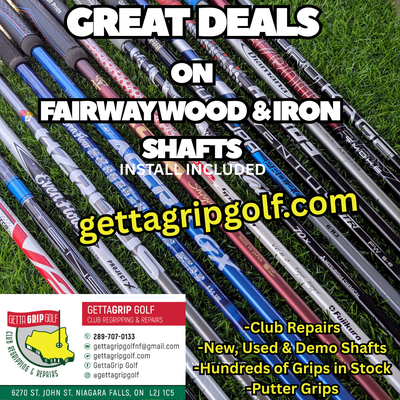 Fairway Wood & Iron Shafts .......Winter Deals, View more