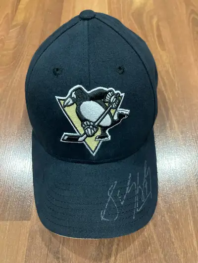 sidney crosby pittsburgh penguins autographed hat, View more