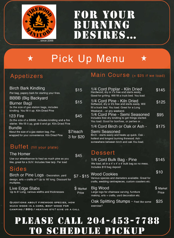 Guaranteed Seasoned Birch Firewood It's Dry or It's Free BBQs