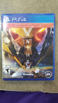 Anthem PS4 game