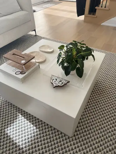 CB2 Square Concrete Coffee Table – 31” x 31”, View more