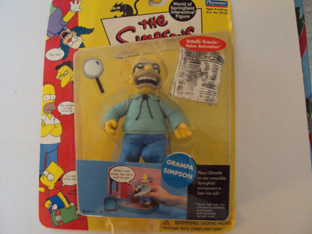 THE SIMPSONS - GRAMPA SIMPSON - 2000 in Arts & Collectibles in Barrie