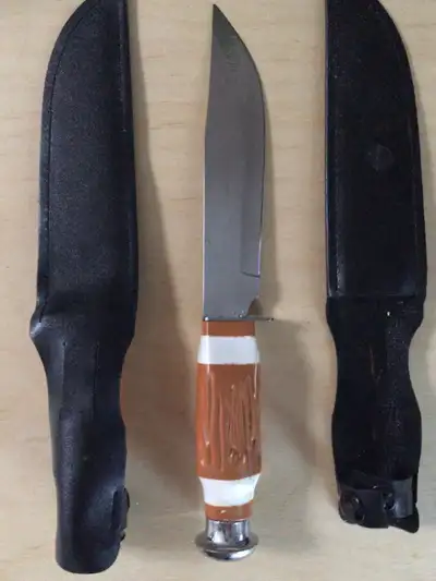 Canping knife with case. Price for one