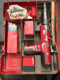 Hilti dx350 used with shot 