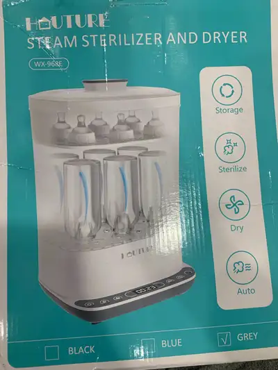 Momcozy Bottle Sterilizer and Dryer, 8-in-1 Electric Steam, View more