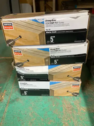 Simpson 5” structural screws , View more