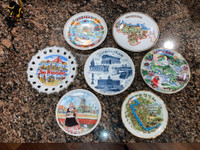 Decorative Plates from various locations 