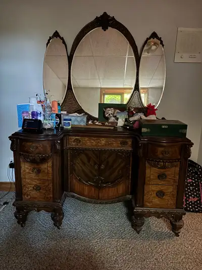 antique bedroom suite, View more