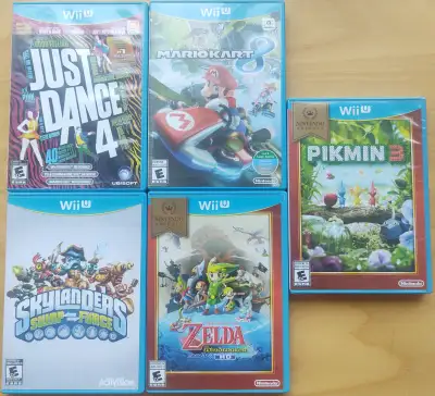 Nintendo Wii U games (prices in desc), View more