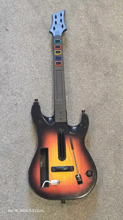 Guitar Hero World Tour Wii controller, View more