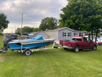Starcraft 15.5 foot boat with trailer and 115 HP Mariner motor