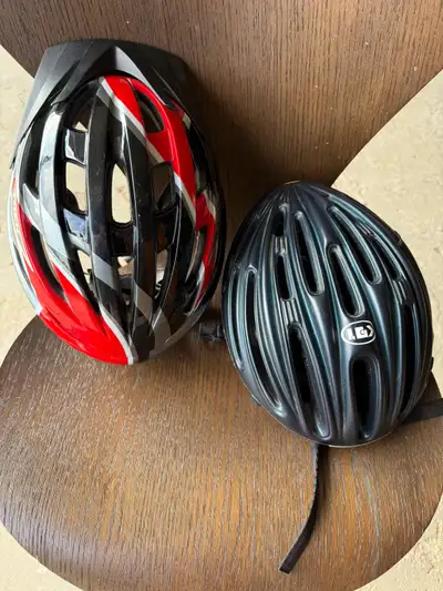 2 Used “LOUIS GARNEAU” & “TREK” HELMETS, View more