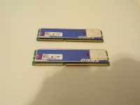 Hyper X Blu DD3 Kingston memory 2 x 4GB for desktops - $10
