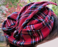NEW One-Of-A-Kind Hand Made Sara Tiara Designer Tweed Tartan Hat