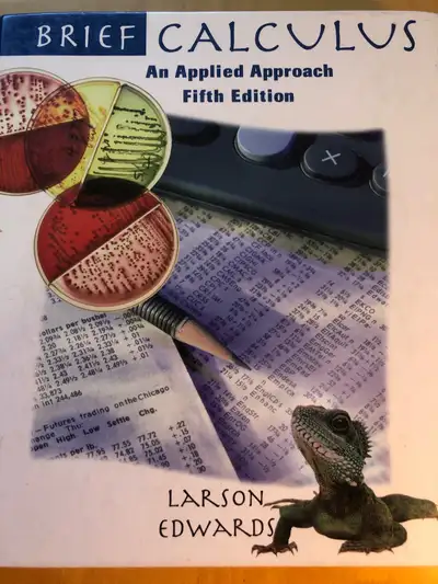 Brief Calculus an Applied Approach, View more